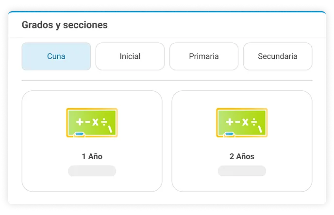 Gestión de Grados y Secciones