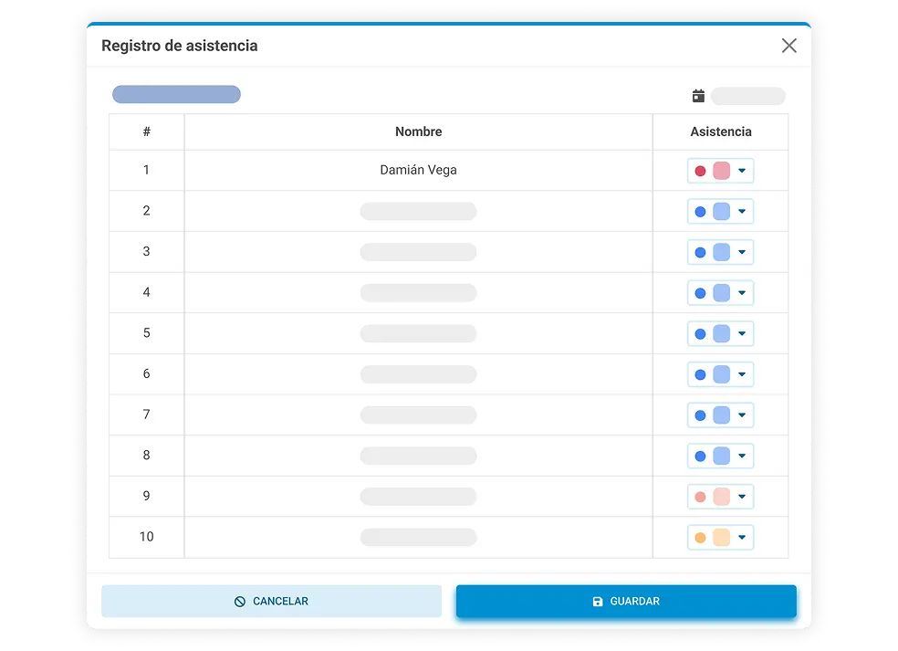 Control y Registro de Datos